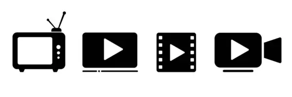  Sinema vector Icons set
