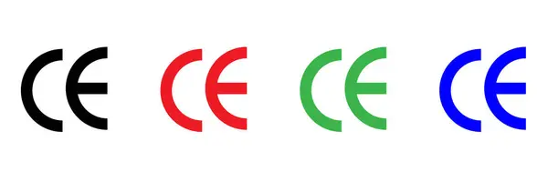 renkli CE işaretleme simgeleri ayarlandı