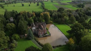 Birtsmorton Mahkemesi: Özel Kullan Cotswolds Düğün Mekanı, hava manzaralı