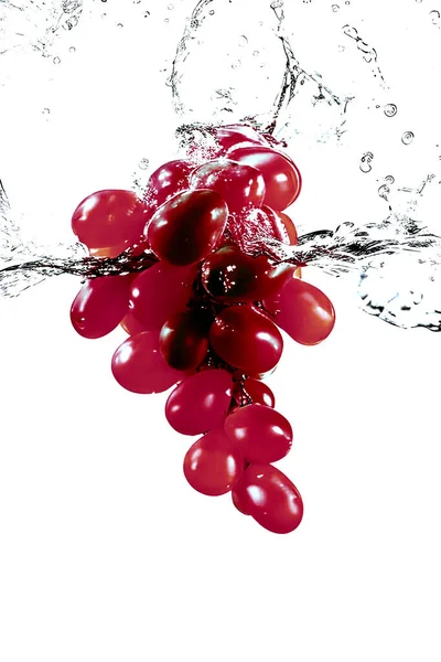 Beyaz arkaplanda su damlaları