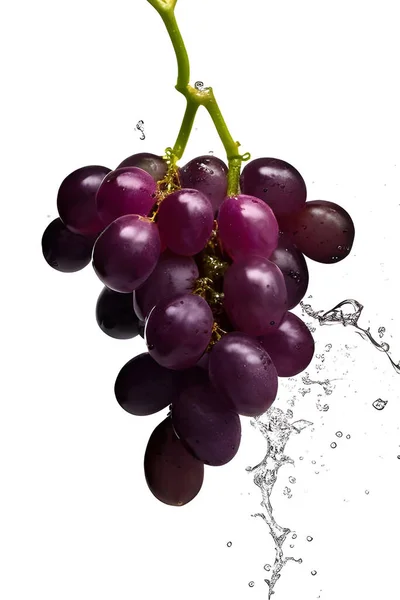 Red Wine Drops Water — Stock Photo, Image