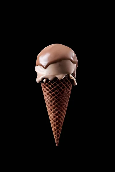 Rendering Chocolate Ice Cream — 图库照片