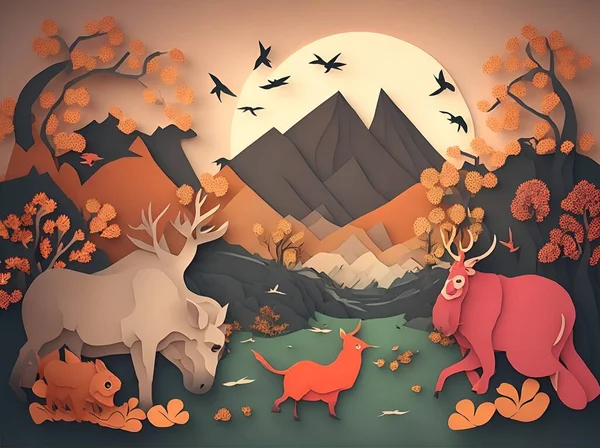 Kâğıtla Yaratıcı Olmak: Kağıt Sanatı ile Hayvanlar ve Vahşi Yaşam Yapımı