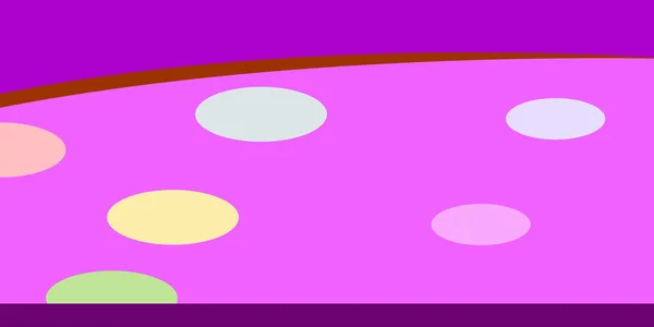 pink and purple background with curved lines and colorful circles with free space for text