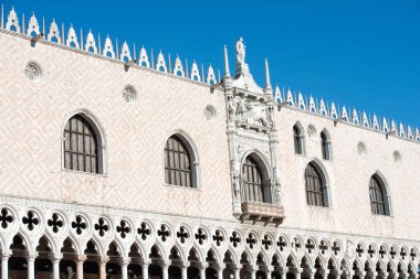 Architectural details of Doge's Palace, Venice, Italy - UNESCO World Heritage