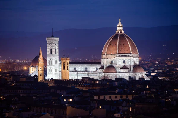 Night view of Cathedral of Santa Maria del Fiore (Duomo), Florence, Italy