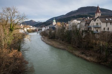 The old town of Waidhofen an der Ybbs in Autumn, Mostviertel, Lower Austria, Austria