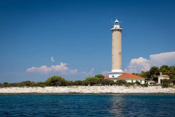 stock image The lighthouse of Veli Rat on the Adriatic island Dugi Otok, Croatia