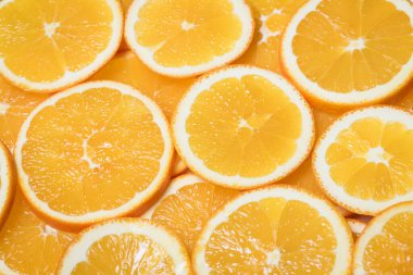 Sağlıklı gıda arka planı - portakal dilimleri