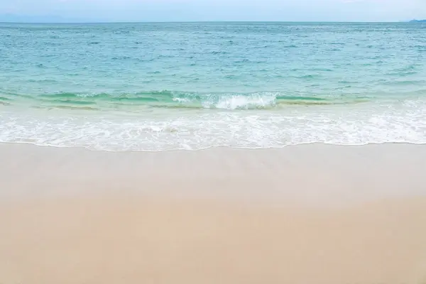 Blauer Ozean Sandstrand Kopierraum — Stockfoto