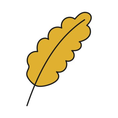 Sonbahar yaprağı renkli arkaplanda soyut bir şekilde izole edilmiştir. Sonbahar sarı yapraklı yakın plan. Bitki yaprağı yakın plan. Renkli akçaağaç yaprakları. Sonbahar ormanı.