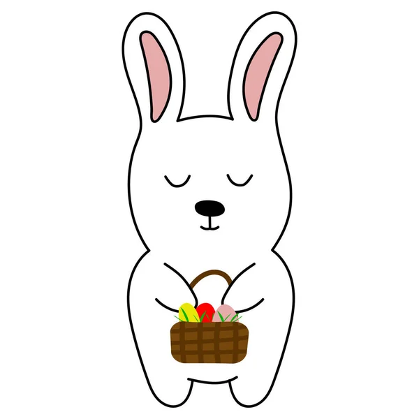 Cartoon Card 2023 Symbol Year Hare Celebration Design Cute Cartoon — Stock Vector