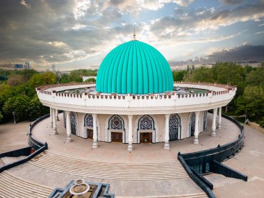 Amir Timur 'un Taşkent, Özbekistan' daki hava manzarası