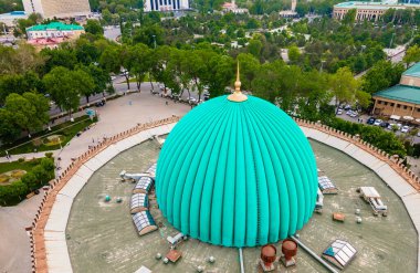 Amir Timur 'un Taşkent, Özbekistan' daki hava manzarası