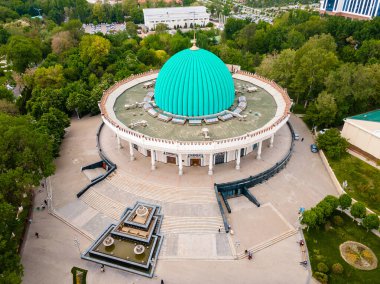 Amir Timur 'un Taşkent, Özbekistan' daki hava manzarası