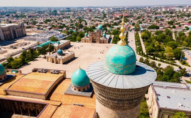 Khazrati İmam Camii 'nin havadan görünüşü, Tashkent, Özbekistan' daki Hazreti İmam Kompleksi