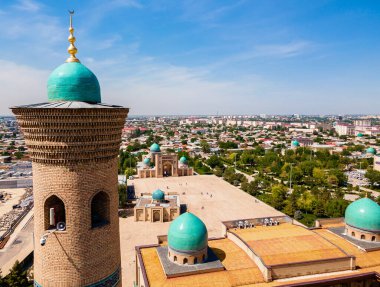 Khazrati İmam Camii 'nin havadan görünüşü, Tashkent, Özbekistan' daki Hazreti İmam Kompleksi