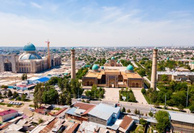 Khazrati İmam Camii 'nin havadan görünüşü, Tashkent, Özbekistan' daki Hazreti İmam Kompleksi