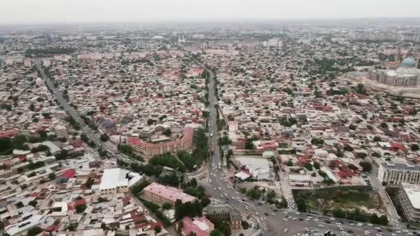 Vista Aérea Cidade Velha Tashkent Uzbequistão — Vídeo de Stock