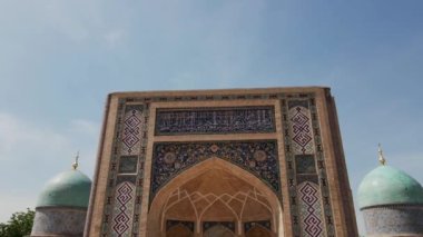 Taşkent Özbekistan 'daki Khazrati imam camiinin havadan görünüşü