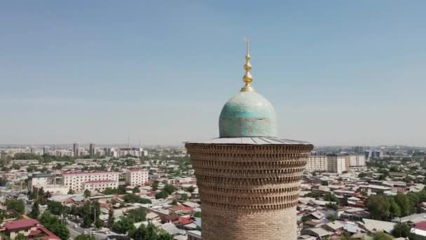 Widok Powietrza Meczet Imama Khazrati Taszkencie Kompleks Imamów Hazrati Uzbekistanie — Wideo stockowe