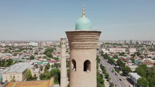 Вид Повітря Мечеть Хазрат Імам Ташкенті Узбекистан Комплекс Хазрат Імам — стокове відео