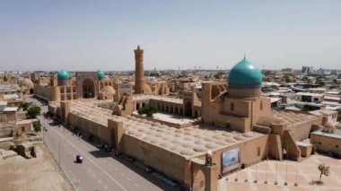 Buhara, Özbekistan Havadan Poi Kalan Camii ve Kale Sandığı