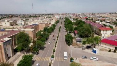 Buhara, Özbekistan Havadan Poi Kalan Camii ve Kale Sandığı