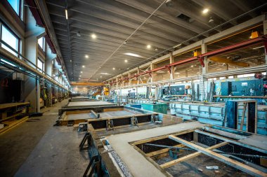 Prekast beton Duvar panosu fabrikasında Bina yapımı için