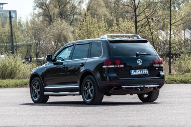 Şehir ortamında Volkswagen touareg R-line Bireysel 3.0tdi 2007