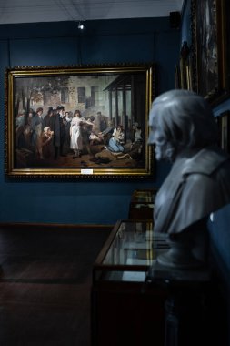 Riga, Letonya - 1 Mart 2023: Riga 'daki Tıp Tarihi Müzesi