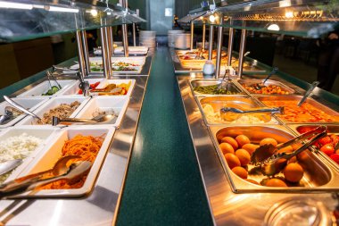 Kişisel Hizmet Büfesi Restoranında Çeşitli Seçimler