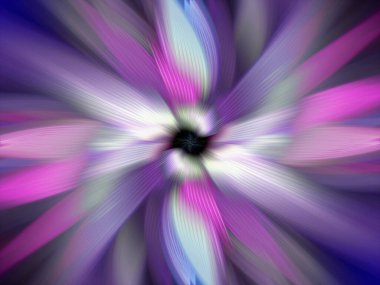 Soyut çok renkli yakınlaştırma efekti arka planı. Dijital olarak oluşturulmuş görüntü. Versicolor ışık ışınları. Renkli radyal bulanıklık, hızlı zumlama hareketi, güneş patlaması ya da yıldız patlaması. Banner Arkaplanı için Kullan