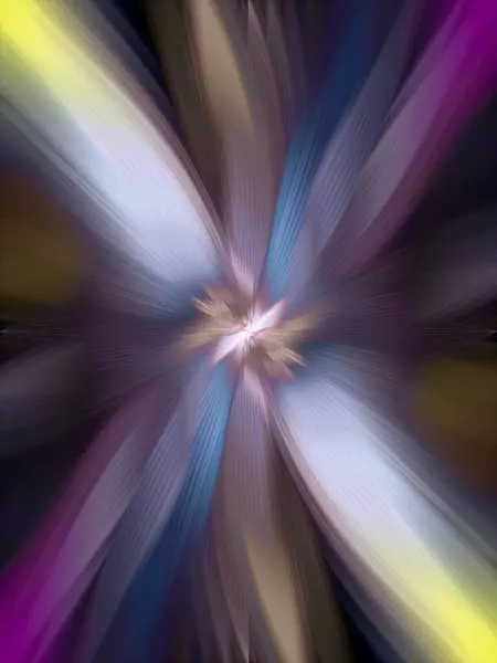 Fundal Efect Zoom Multicolor Abstract Imagine Generată Digital Raze Lumină — Fotografie, imagine de stoc