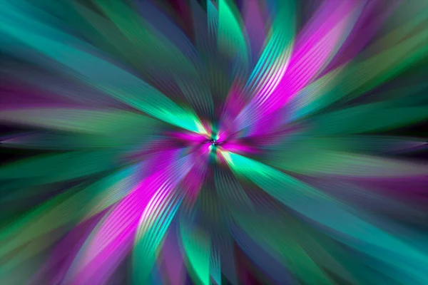 Abstrato Fundo Efeito Zoom Multicolorido Imagem Gerada Digitalmente Raios Luz — Fotografia de Stock