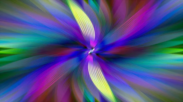 Fondo Abstracto Efecto Zoom Multicolor Imagen Generada Digitalmente Rayos Luz —  Fotos de Stock