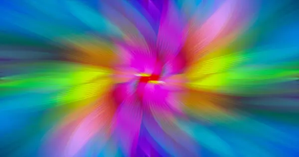 抽象的な多色ズーム効果背景 デジタル生成された画像 コロニアルライト カラフルなラジアルブラー 高速ズームモーション 日焼け スターバースト バナーバックグラウンドの使用 — ストック写真
