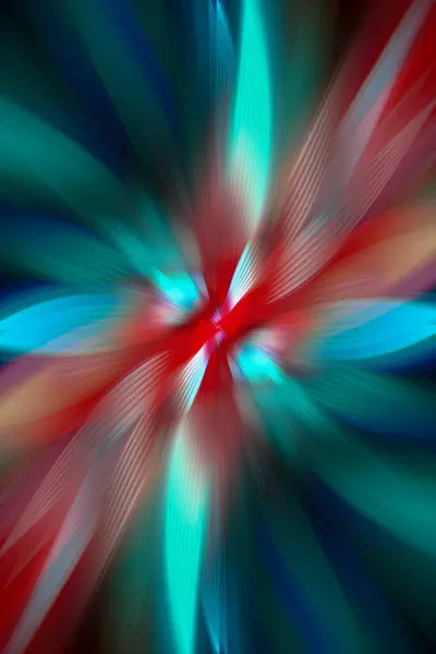 Абстрактный Фон Эффекта Многоцветного Зума Цифровое Изображение Луч Разноцветного Света — стоковое фото