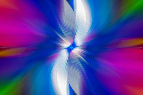 Astratto Sfondo Effetto Zoom Multicolore Immagine Generata Digitalmente Raggi Luce — Foto Stock