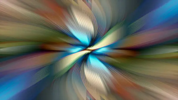 Αφηρημένο Πολύχρωμο Φόντο Εφέ Ζουμ Ψηφιακά Παραγόμενη Εικόνα Ακτίνες Φωτός — Φωτογραφία Αρχείου