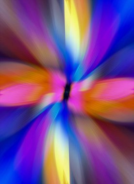 Soyut çok renkli yakınlaştırma efekti arka planı. Dijital olarak oluşturulmuş görüntü. Versicolor ışık ışınları. Renkli radyal bulanıklık, hızlı zumlama hareketi, güneş patlaması ya da yıldız patlaması. Banner Arkaplanı için Kullan
