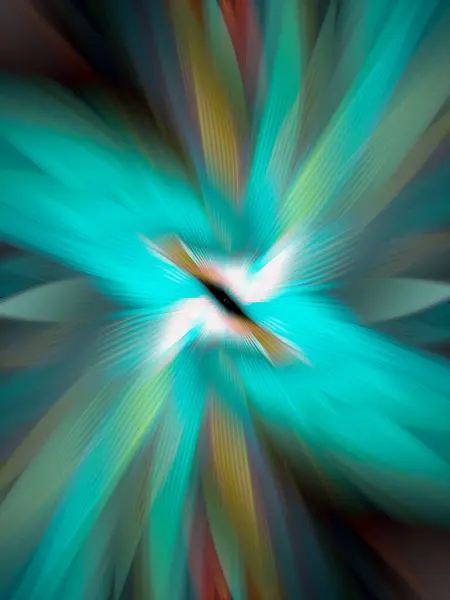 Abstrakt Flerfärgad Zoom Effekt Bakgrund Digitalt Genererad Bild Strålar Färgstarkt — Stockfoto