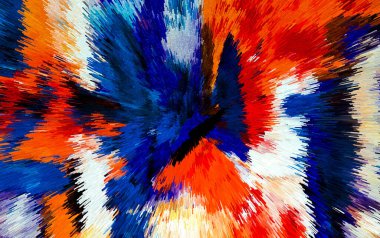 Canlı Soyut Fırça Vuruşları ve Özgün Küp Resimleri Çağdaş Sanatsal Arkaplan, Tuvaldeki Yağlı Boyaya Benzeyen Çağdaş Tasarım ve Yaratıcı Görsel Projeler İçin Mükemmel