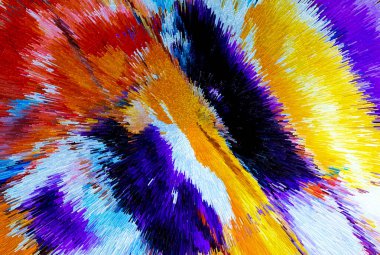 Canlı Soyut Fırça Vuruşları ve Özgün Küp Resimleri Çağdaş Sanatsal Arkaplan, Tuvaldeki Yağlı Boyaya Benzeyen Çağdaş Tasarım ve Yaratıcı Görsel Projeler İçin Mükemmel