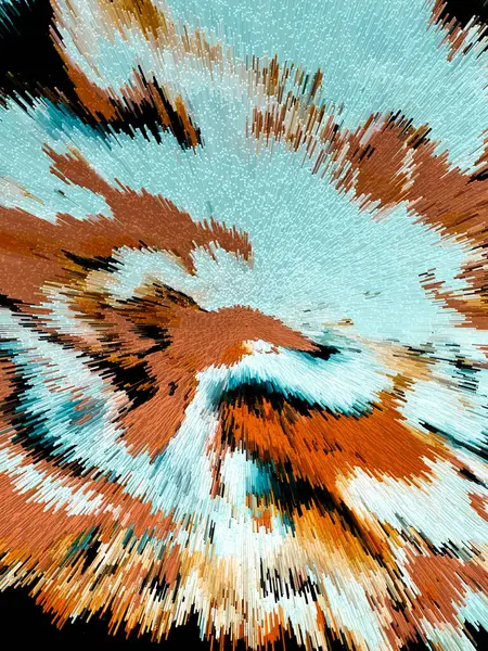 Canlı Soyut Fırça Vuruşları Özgün Küp Resimleri Çağdaş Sanatsal Arkaplan — Stok fotoğraf