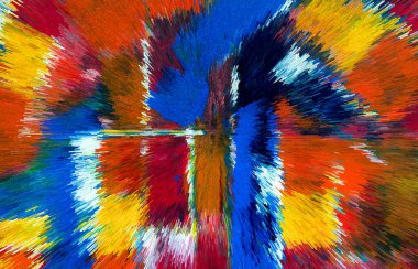 Canlı Soyut Fırça Vuruşları ve Özgün Küp Resimleri Çağdaş Sanatsal Arkaplan, Tuvaldeki Yağlı Boyaya Benzeyen Çağdaş Tasarım ve Yaratıcı Görsel Projeler İçin Mükemmel