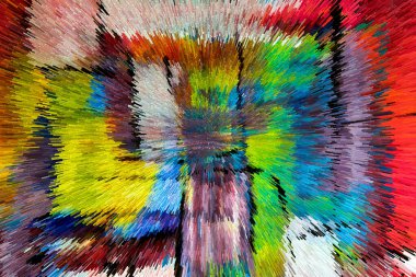 Canlı Soyut Fırça Vuruşları ve Özgün Küp Resimleri Çağdaş Sanatsal Arkaplan, Tuvaldeki Yağlı Boyaya Benzeyen Çağdaş Tasarım ve Yaratıcı Görsel Projeler İçin Mükemmel