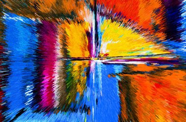 Canlı Soyut Fırça Vuruşları ve Özgün Küp Resimleri Çağdaş Sanatsal Arkaplan, Tuvaldeki Yağlı Boyaya Benzeyen Çağdaş Tasarım ve Yaratıcı Görsel Projeler İçin Mükemmel