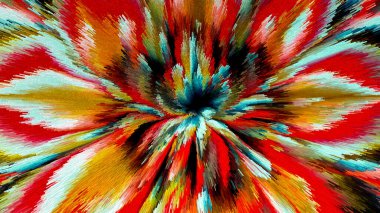 Canlı Soyut Fırça Vuruşları ve Özgün Küp Resimleri Çağdaş Sanatsal Arkaplan, Tuvaldeki Yağlı Boyaya Benzeyen Çağdaş Tasarım ve Yaratıcı Görsel Projeler İçin Mükemmel