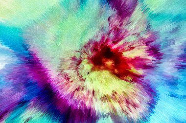 Canlı Soyut Fırça Vuruşları ve Özgün Küp Resimleri Çağdaş Sanatsal Arkaplan, Tuvaldeki Yağlı Boyaya Benzeyen Çağdaş Tasarım ve Yaratıcı Görsel Projeler İçin Mükemmel